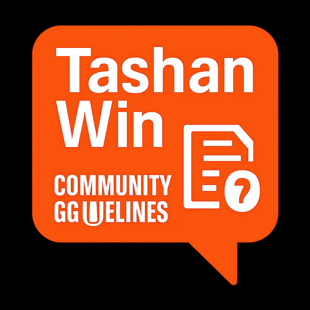 Icon representing Tashan Win Community Guidelines.