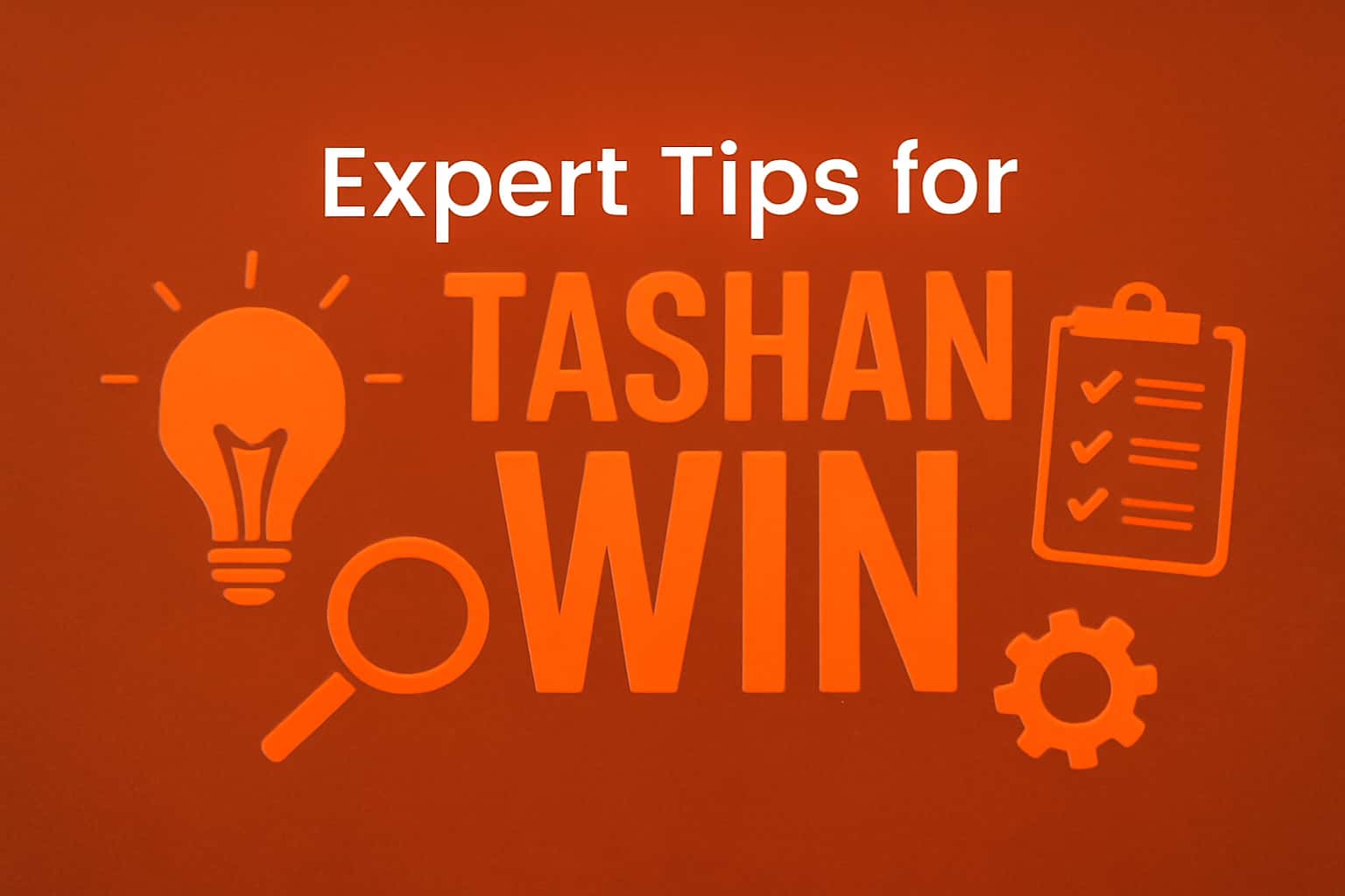 Informational scene showcasing tips for Tashan Win.