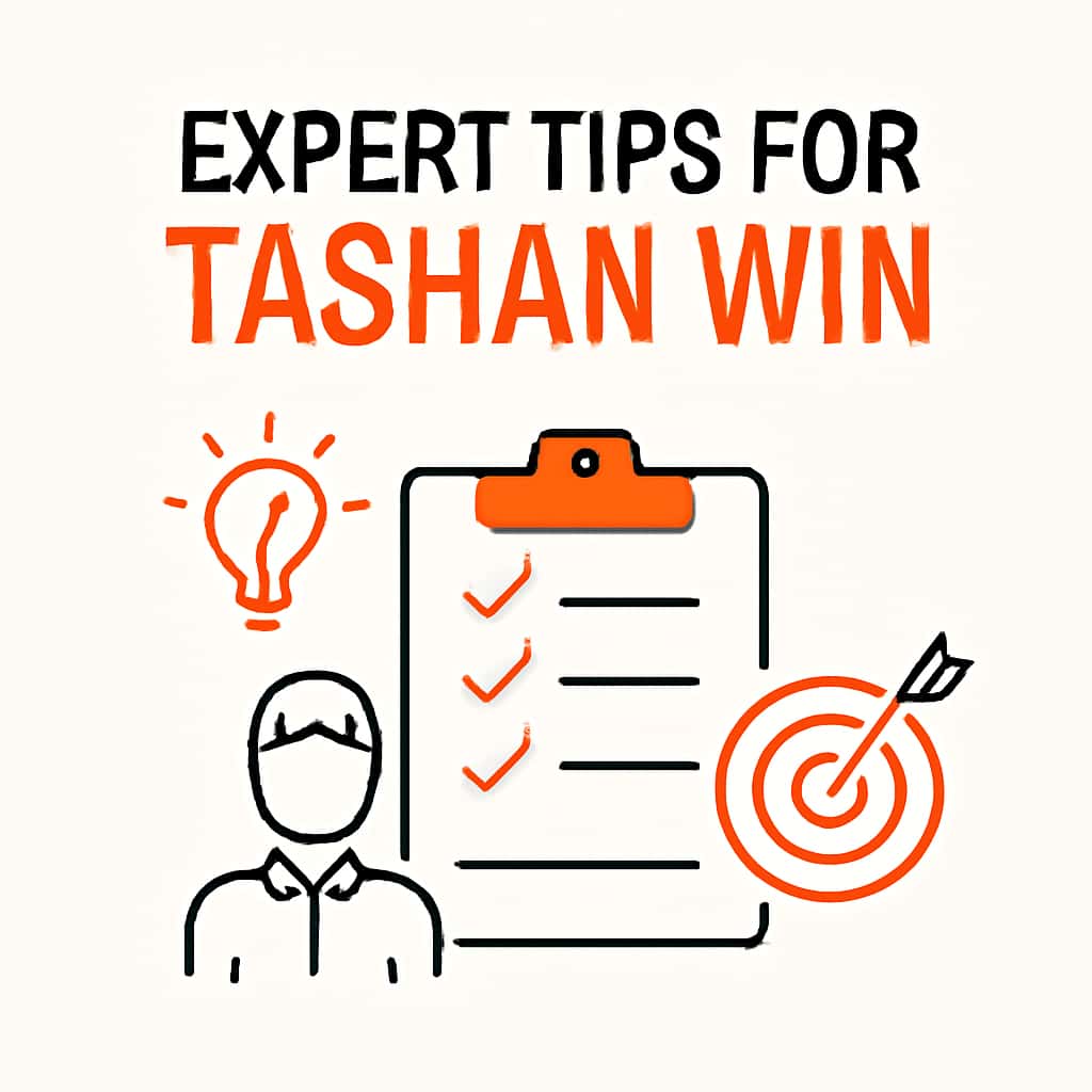 Diagram illustrating expert tips for Tashan Win.